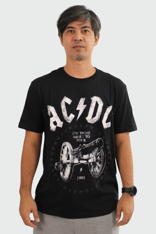 CAMISETA ACDC - FOR THOSE ABOUT TO ROCK