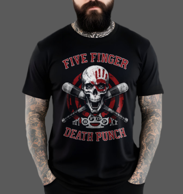 CAMISETA FIVE FINGER DEATH PUNCH - SKULL