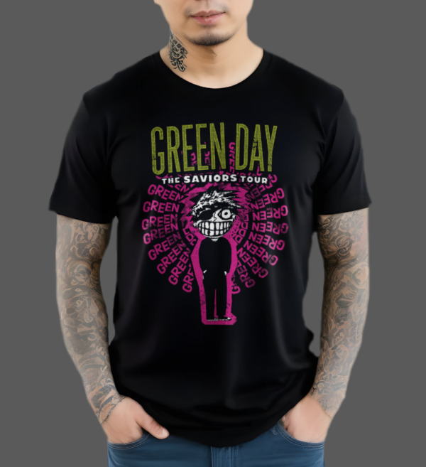 CAMISETA GREEN DAY - THE SAVIORS TOUR