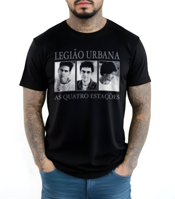 CAMISETA LEGIÃO URBANA - AS QUATRO ESTAÇÕES