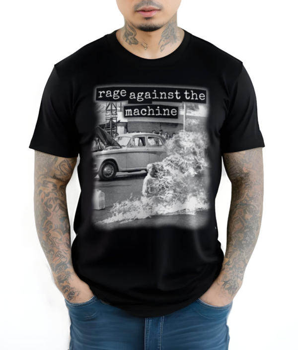 CAMISETA RAGE AGAINST - R.A.T.M