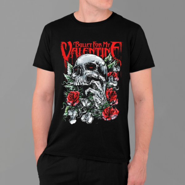 CAMISETA BULLET FOR MY VALENTINE - SKULL