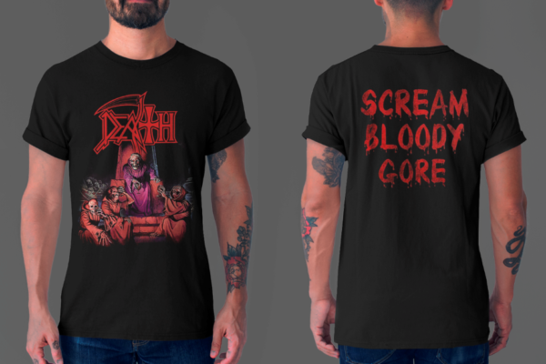 CAMISETA DEATH - SCREAM BLODDY GORE