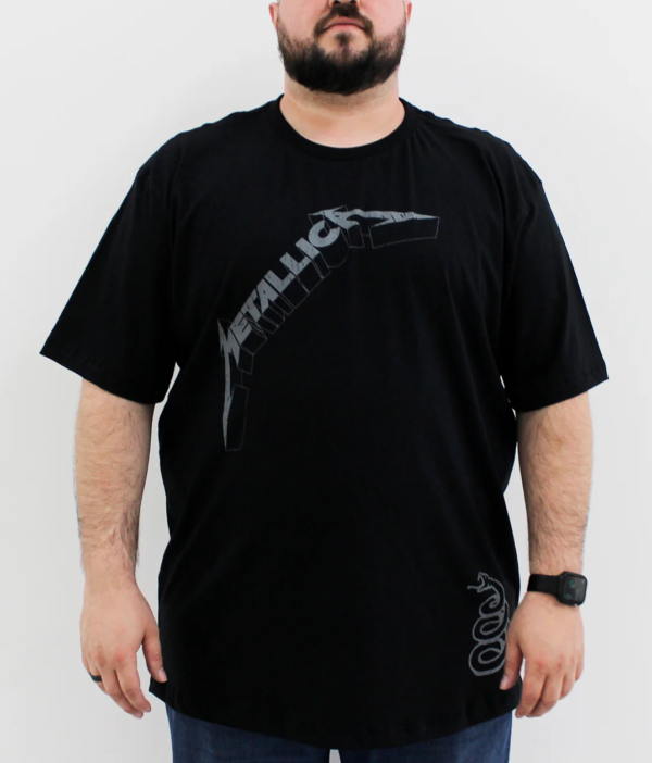 CAMISETA METALLICA - BLACK ALBUM (OFICIAL)