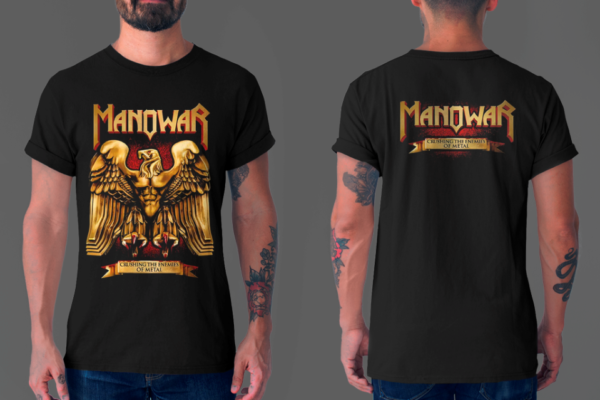CAMISETA MANOWAR - CRUSHING THE ENEMIES OF METAL