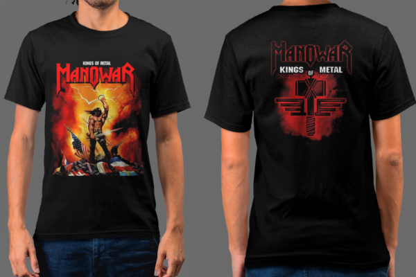 CAMISETA MANOWAR - KINGS OF METAL