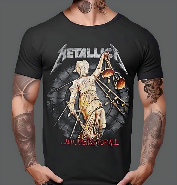 CAMISETA METALLICA - AND JUSTICE FOR ALL