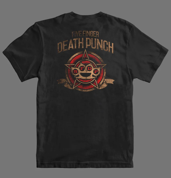 CAMISETA FIVE FINGER DEATH PUNCH - 5FDP - Imagem 3