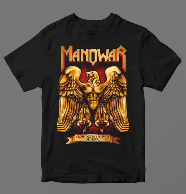 CAMISETA MANOWAR - CRUSHING THE ENEMIES OF METAL - Image 2