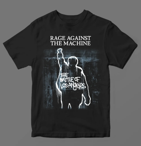 CAMISETA RAGE AGAINST THE MACHINE - BATTLE OF LOS ANGELES - Imagem 2