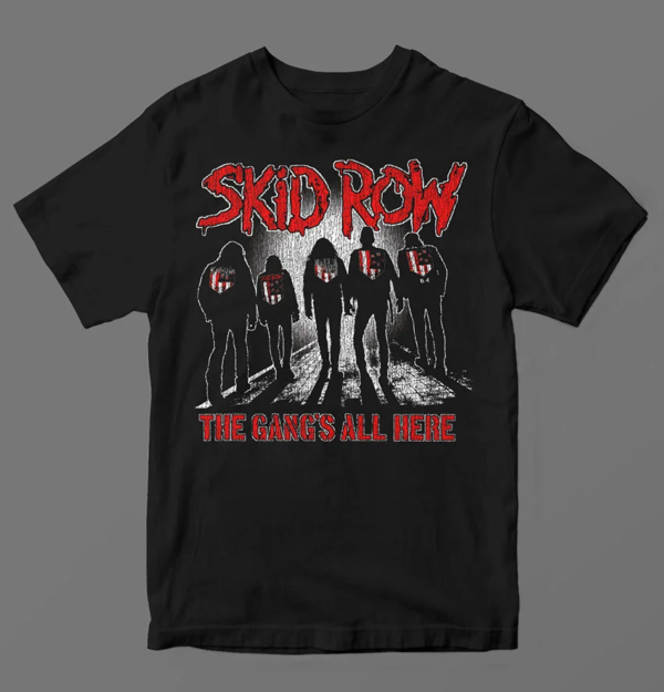 AMISETA SKID ROW - THE GANGS ALL HERE - Imagem 2