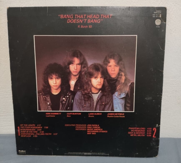 DISCO DE VINIL - METALLICA - KILL 'EM ALL - Imagem 2