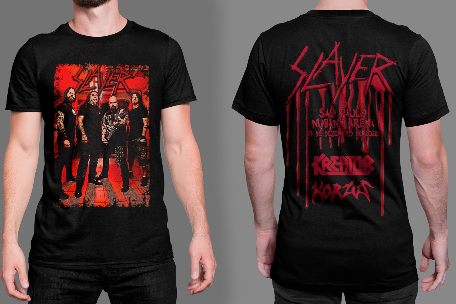 Camiseta Slayer - Brasil 2026