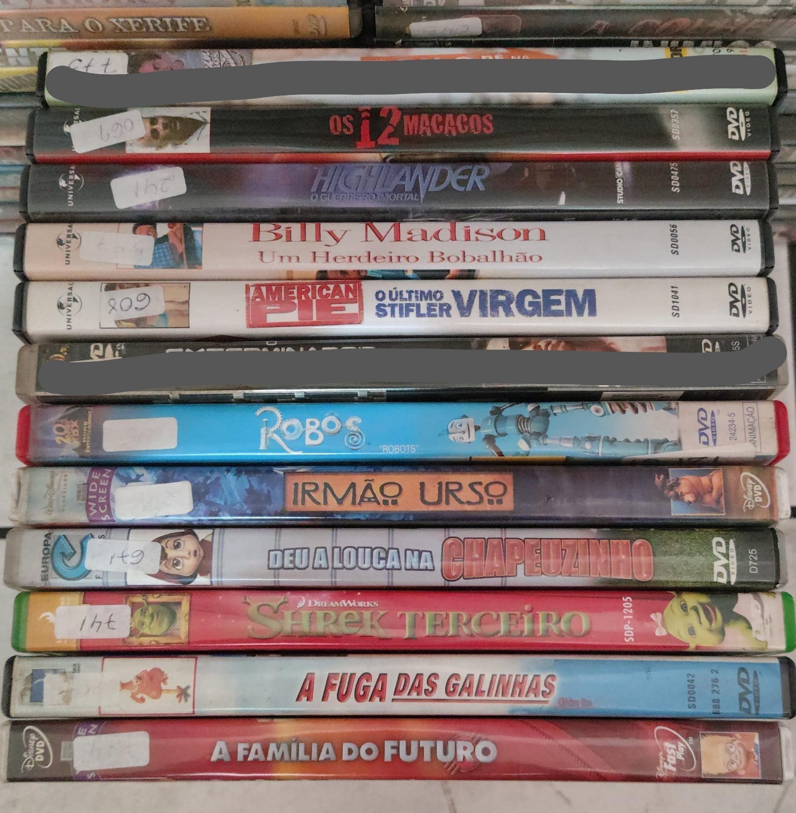 COLEÇÃO DVD'S
