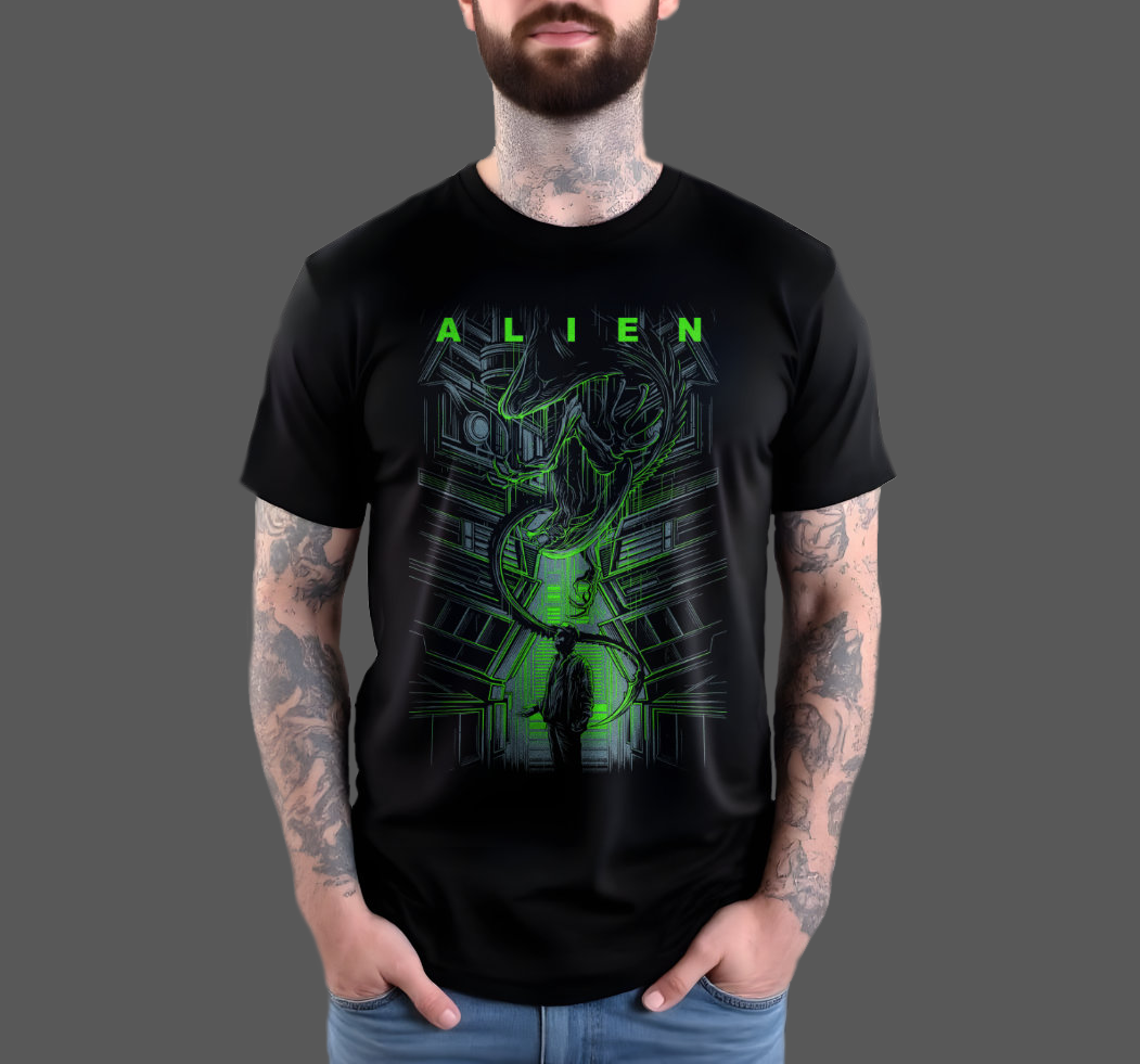 CAMISETA TERROR - ALLIEN